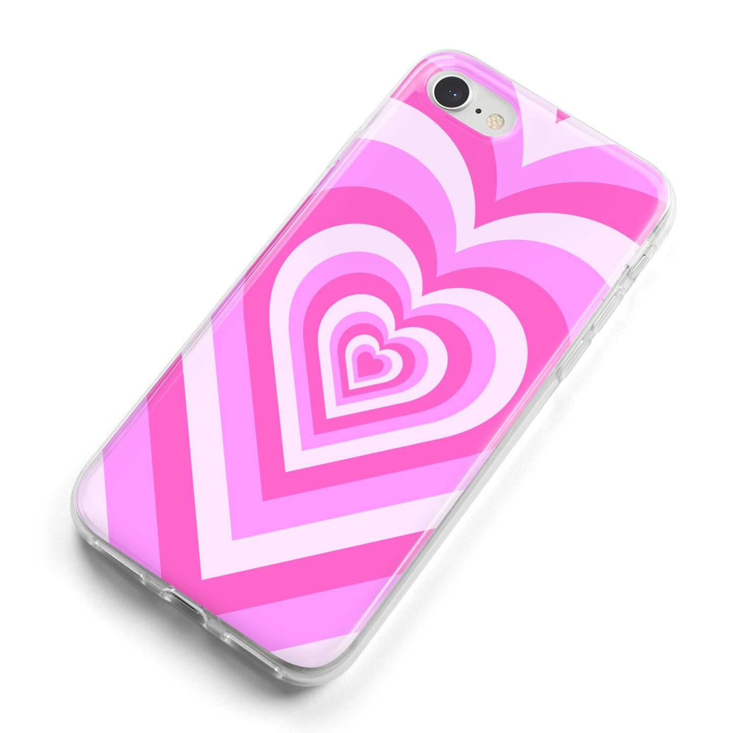 Aesthetic Heart iPhone 8 Bumper Case on Silver iPhone Alternative Image