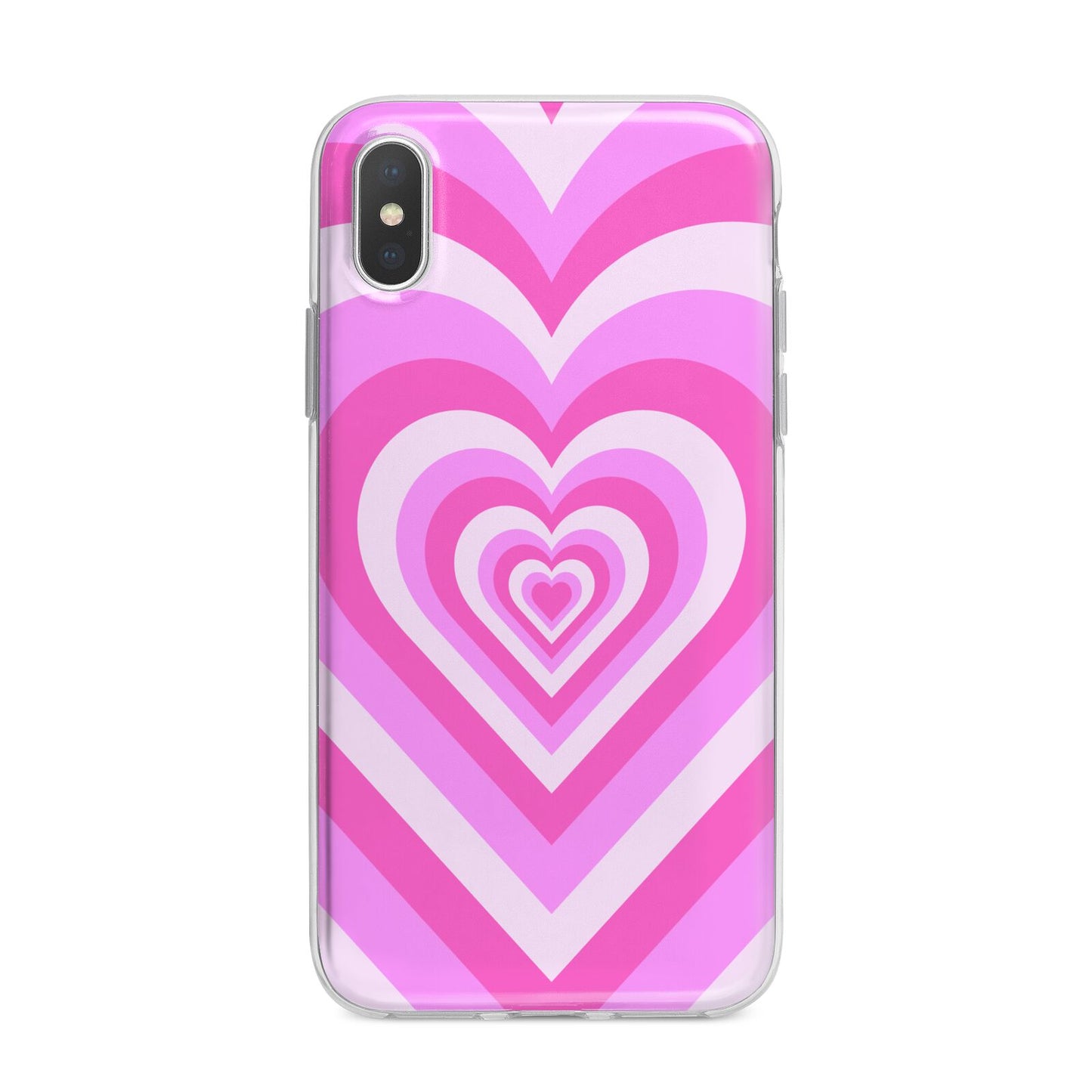 Aesthetic Heart iPhone X Bumper Case on Silver iPhone Alternative Image 1