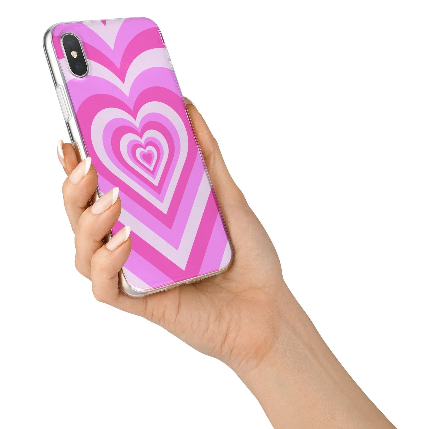 Aesthetic Heart iPhone X Bumper Case on Silver iPhone Alternative Image 2