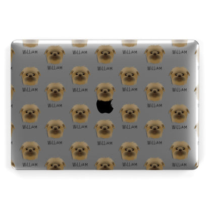 Affenpinscher Icon with Name Apple MacBook Case