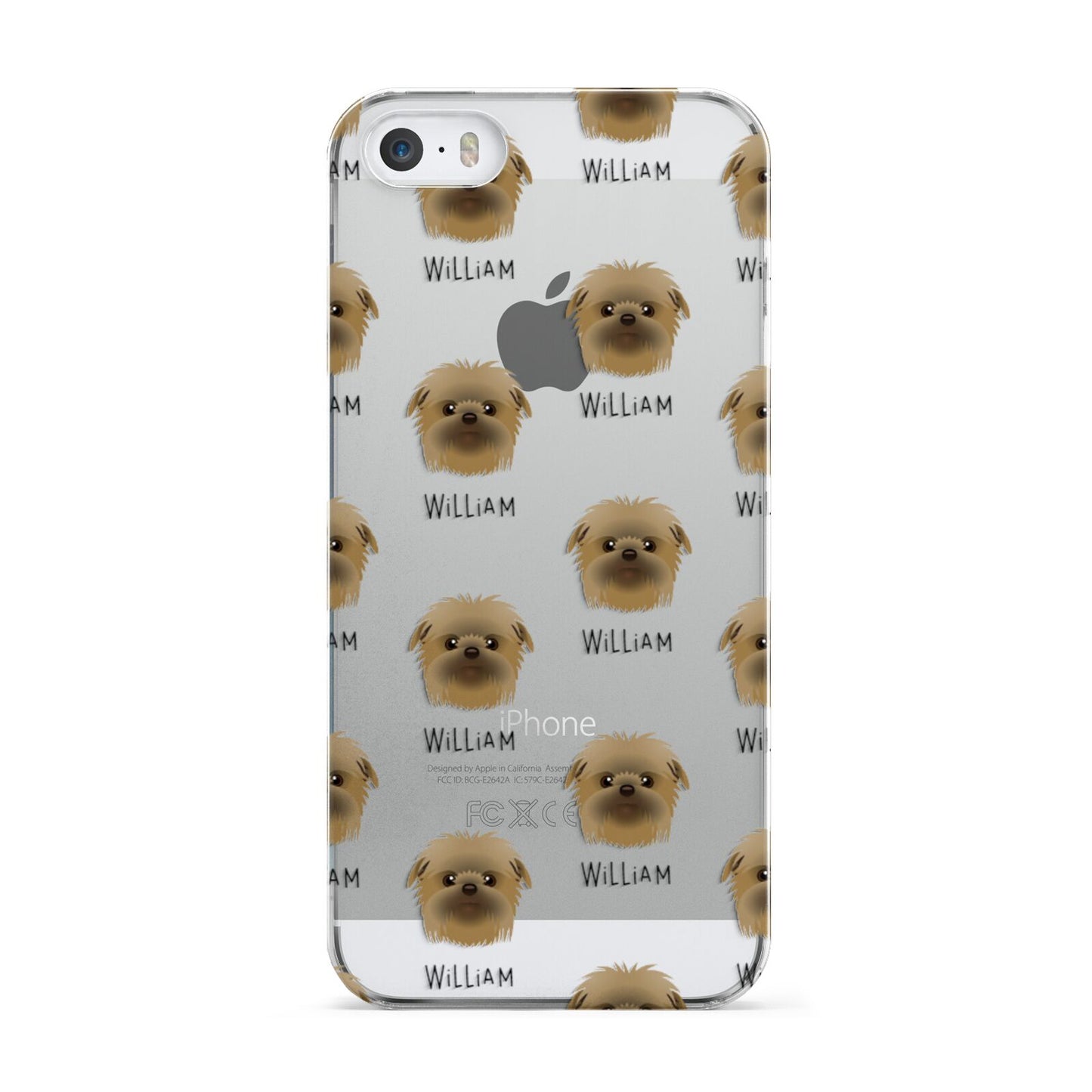 Affenpinscher Icon with Name Apple iPhone 5 Case