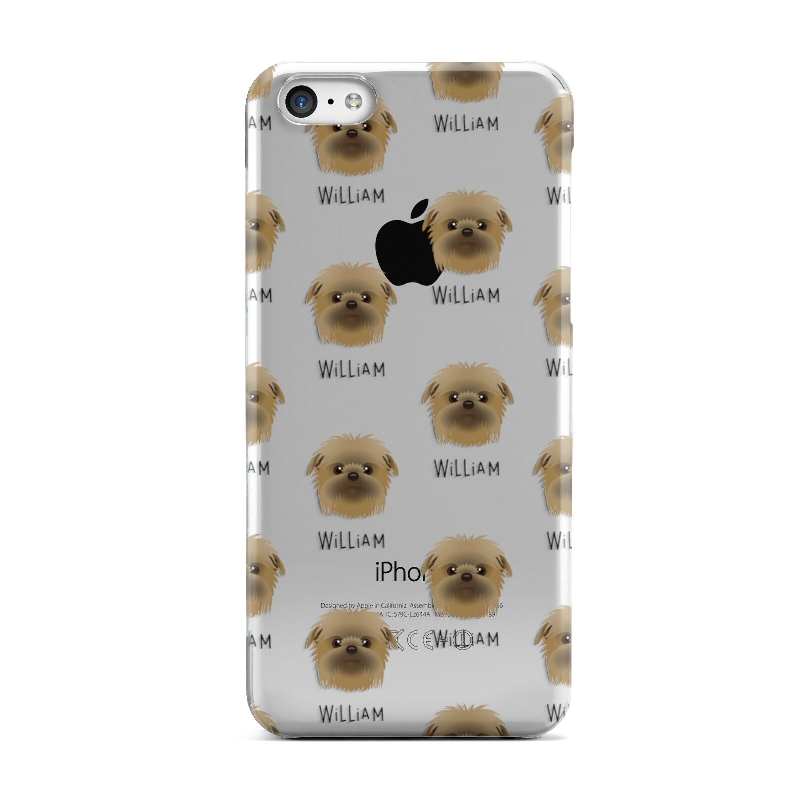 Affenpinscher Icon with Name Apple iPhone 5c Case