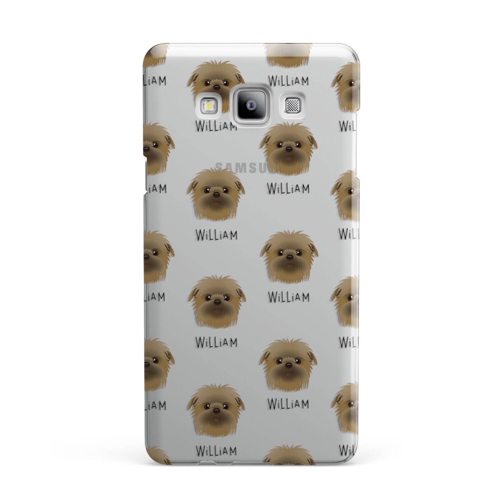 Affenpinscher Icon with Name Samsung Galaxy A7 2015 Case