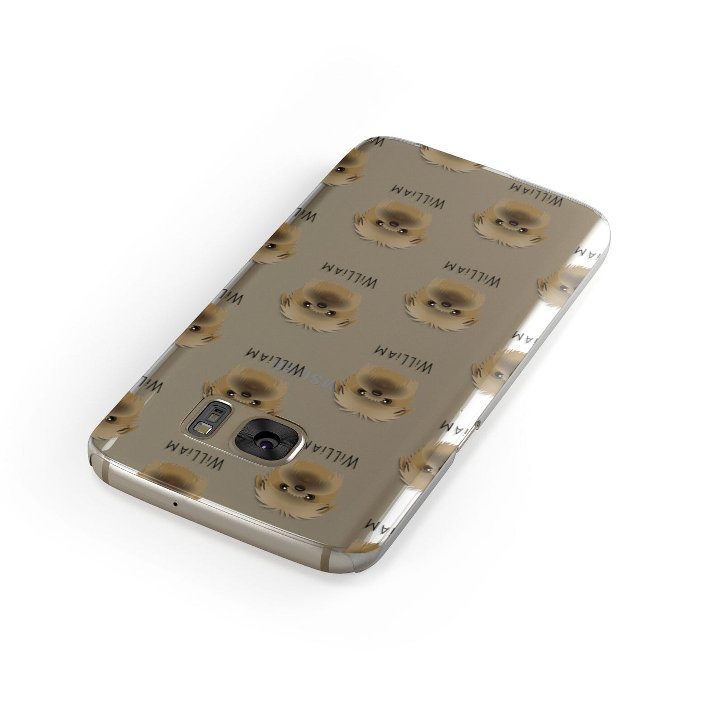 Affenpinscher Icon with Name Samsung Galaxy Case Front Close Up