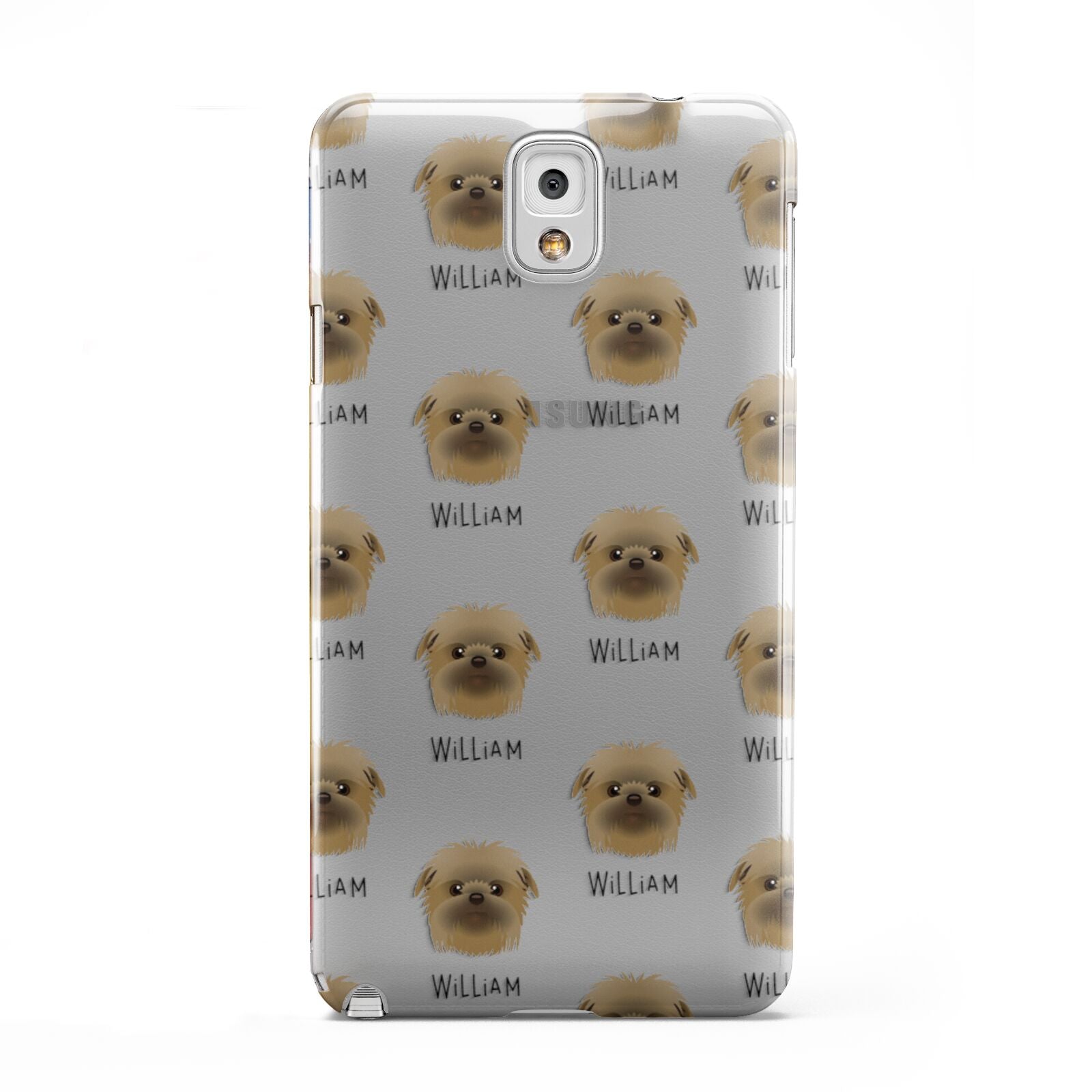 Affenpinscher Icon with Name Samsung Galaxy Note 3 Case