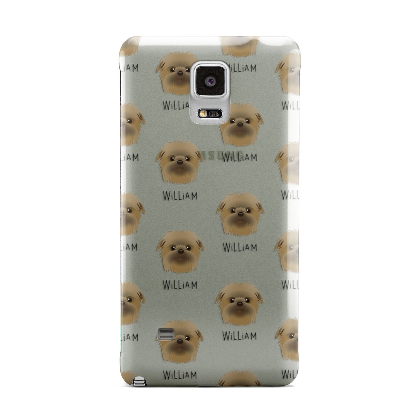 Affenpinscher Icon with Name Samsung Galaxy Note 4 Case