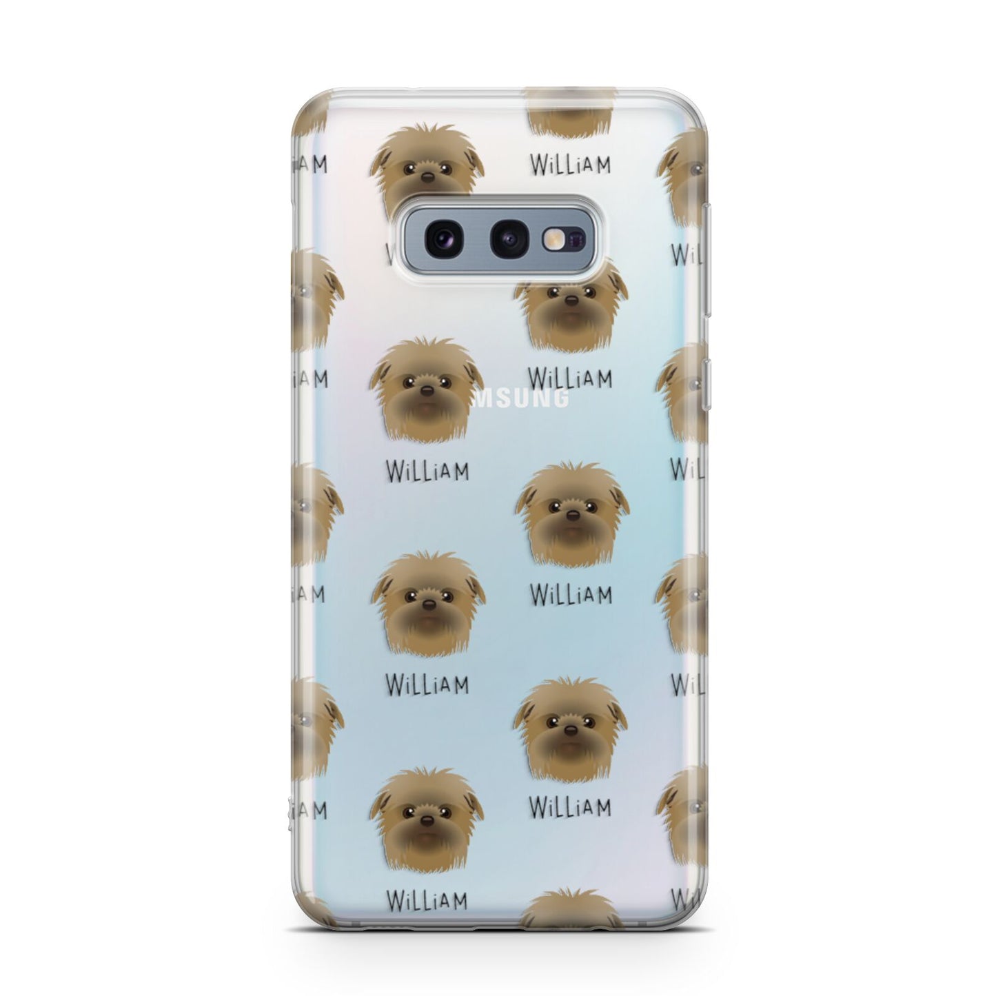 Affenpinscher Icon with Name Samsung Galaxy S10E Case