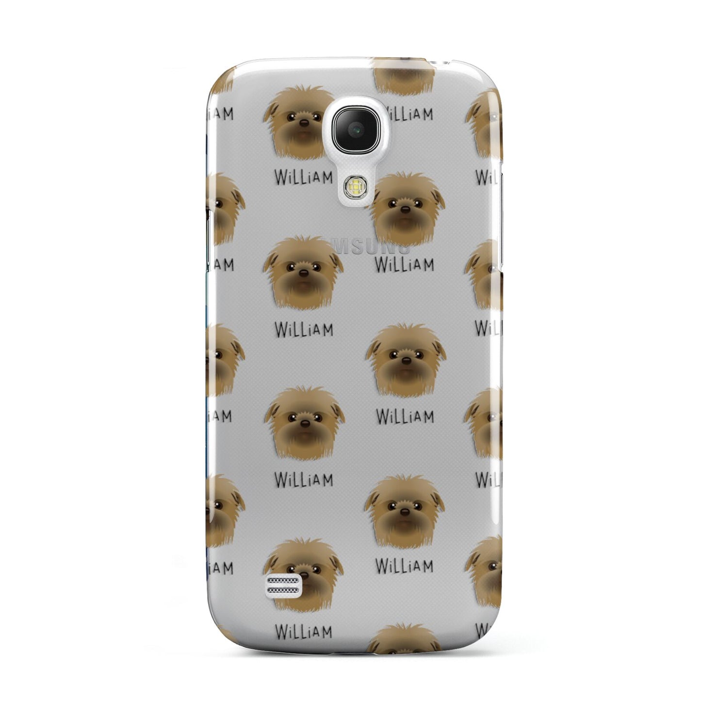 Affenpinscher Icon with Name Samsung Galaxy S4 Mini Case