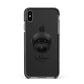 Affenpinscher Personalised Apple iPhone Xs Max Impact Case Black Edge on Black Phone
