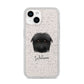 Affenpinscher Personalised iPhone 14 Glitter Tough Case Starlight