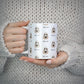 Afghan Hound Icon with Name 10oz Mug Alternative Image 5
