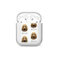 Afghan Hound Icon with Name AirPods Case
