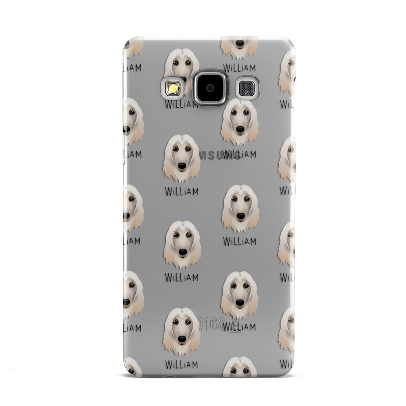 Afghan Hound Icon with Name Samsung Galaxy A5 Case