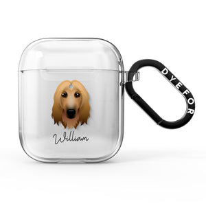 Afghan Hound Personalised AirPods Case