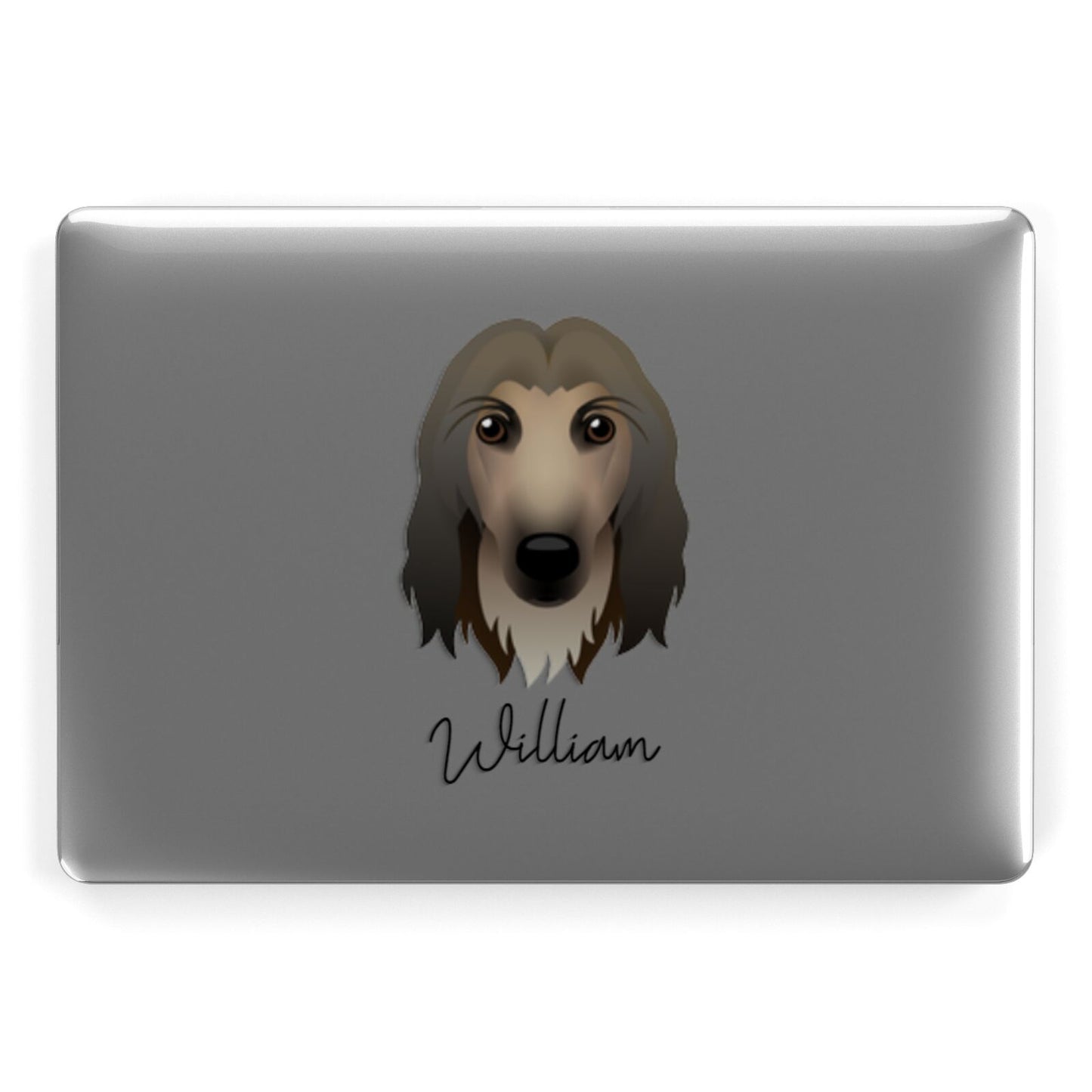 Afghan Hound Personalised Apple MacBook Case