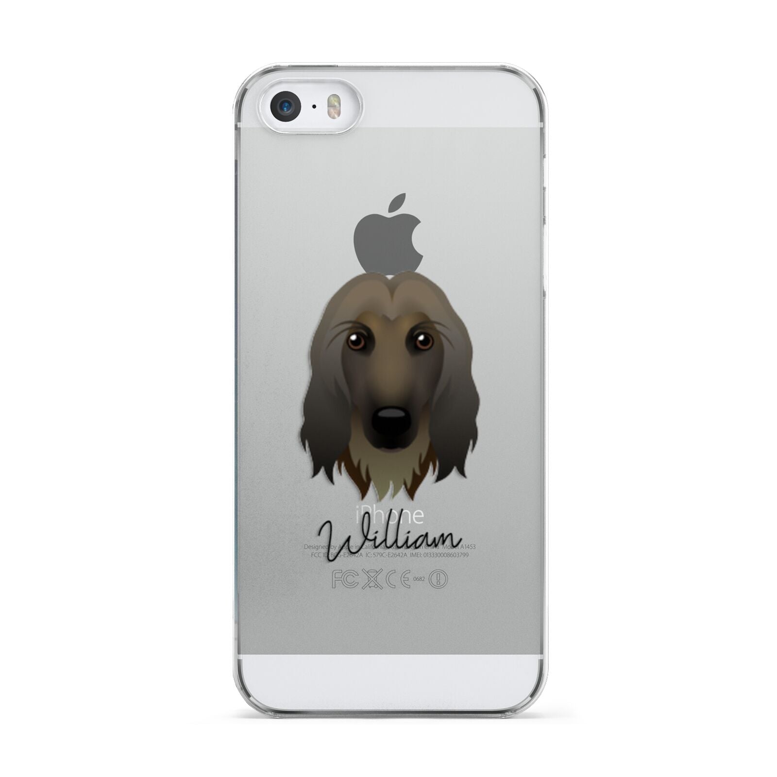 Afghan Hound Personalised Apple iPhone 5 Case