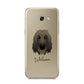 Afghan Hound Personalised Samsung Galaxy A5 2017 Case on gold phone