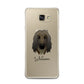Afghan Hound Personalised Samsung Galaxy A7 2016 Case on gold phone