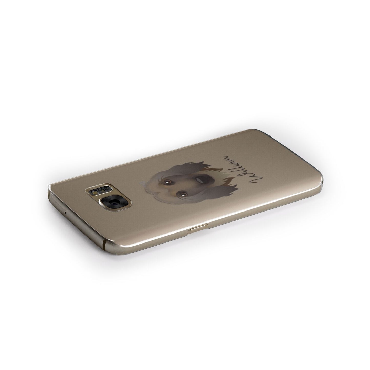 Afghan Hound Personalised Samsung Galaxy Case Side Close Up