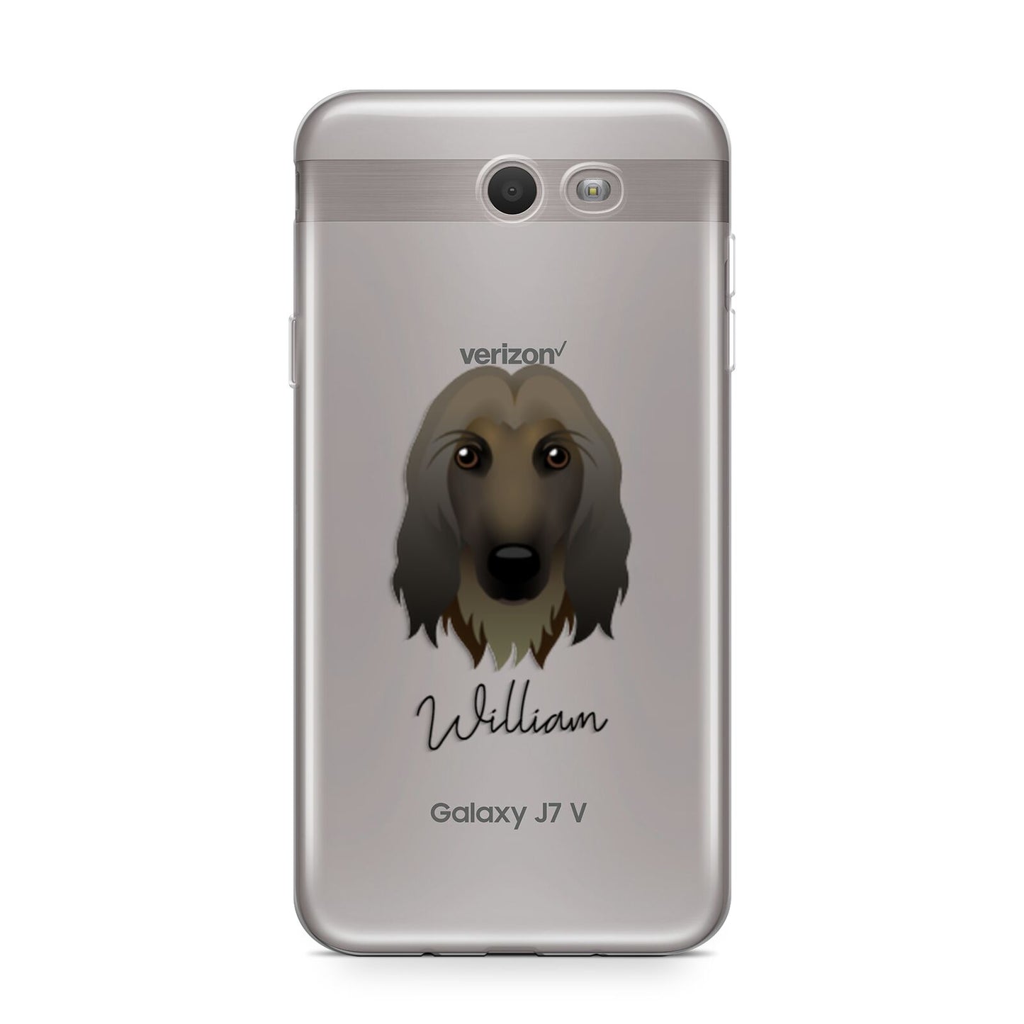 Afghan Hound Personalised Samsung Galaxy J7 2017 Case
