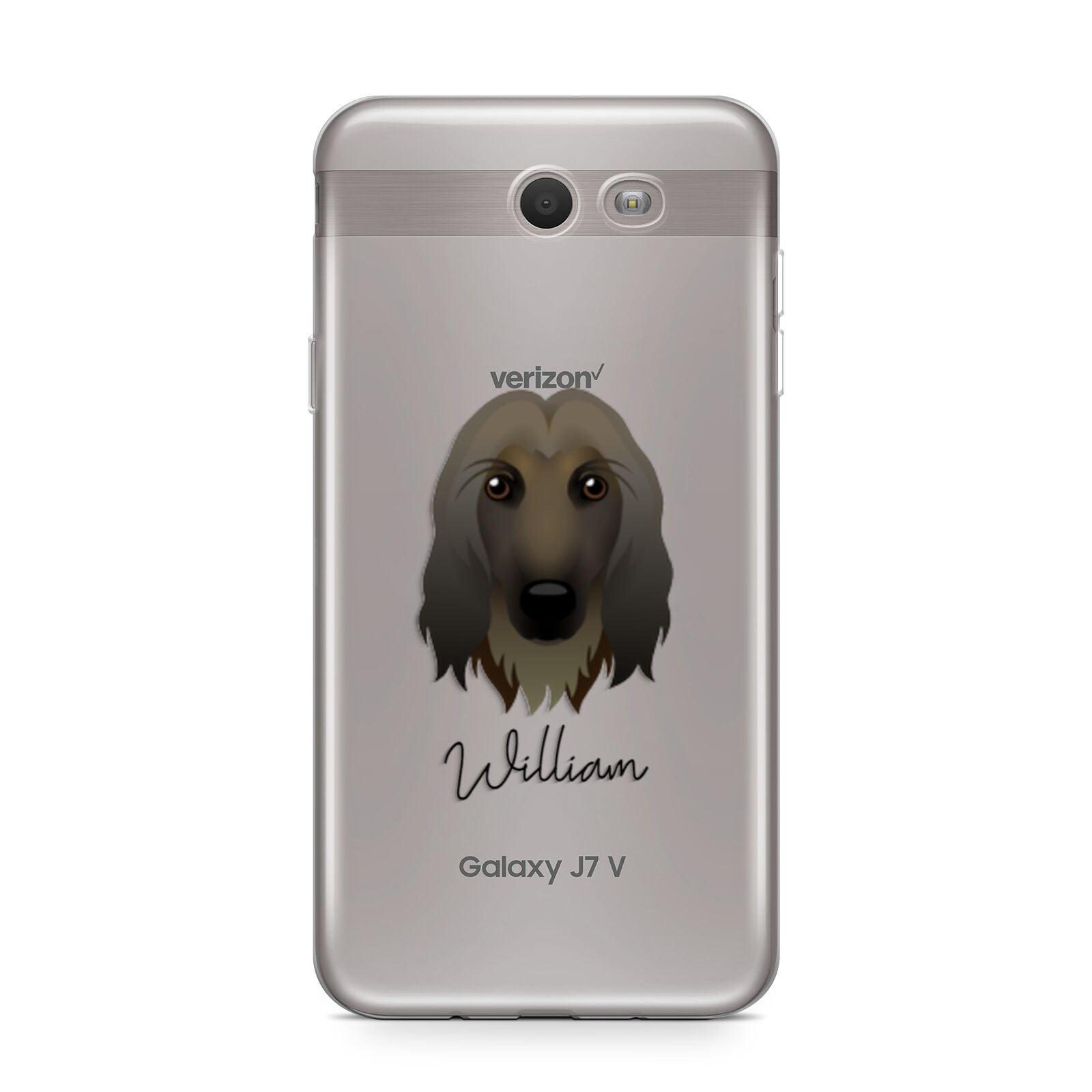 Afghan Hound Personalised Samsung Galaxy J7 2017 Case