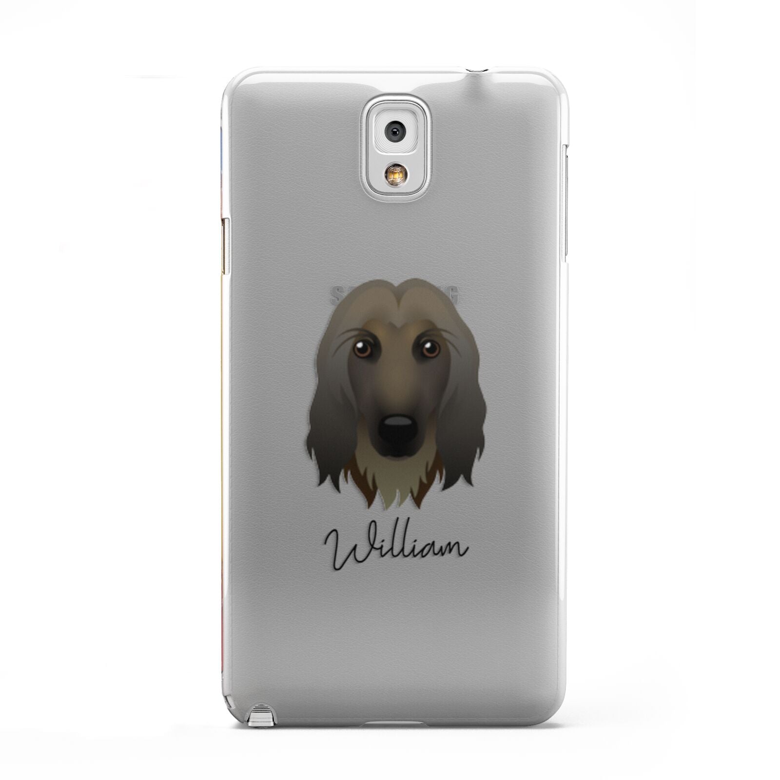 Afghan Hound Personalised Samsung Galaxy Note 3 Case