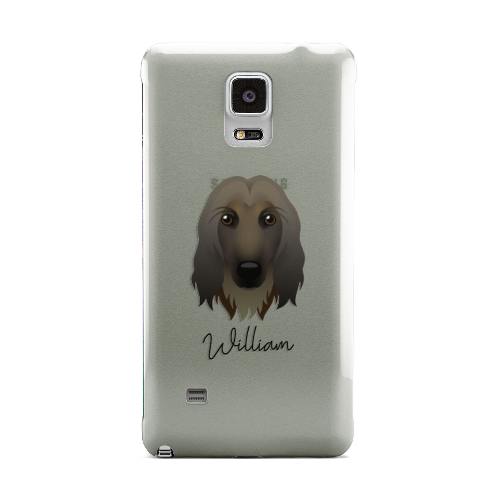 Afghan Hound Personalised Samsung Galaxy Note 4 Case