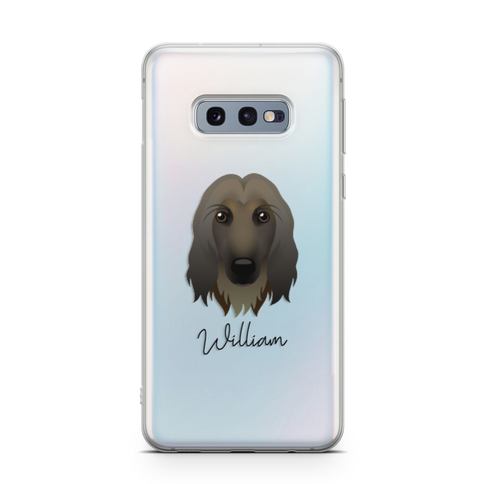Afghan Hound Personalised Samsung Galaxy S10E Case