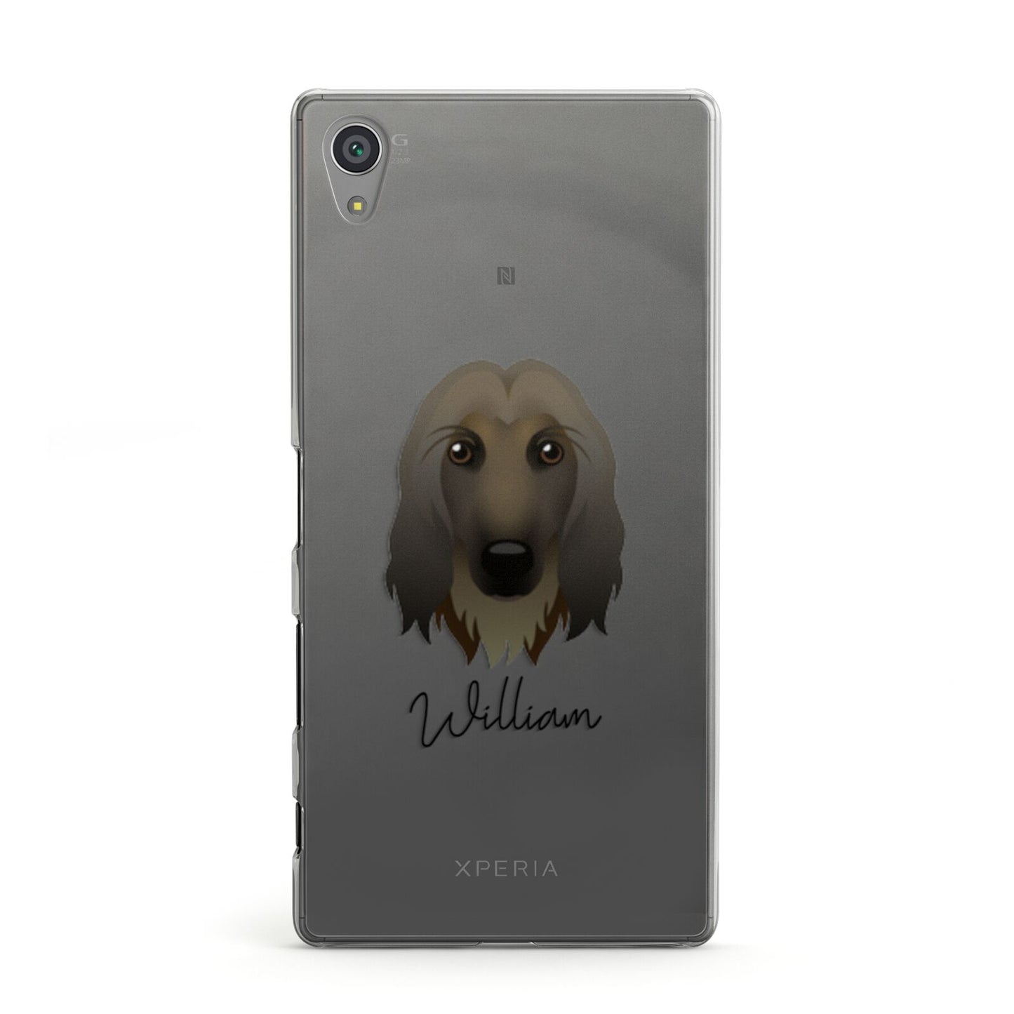 Afghan Hound Personalised Sony Xperia Case