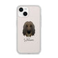 Afghan Hound Personalised iPhone 14 Clear Tough Case Starlight