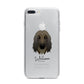Afghan Hound Personalised iPhone 7 Plus Bumper Case on Silver iPhone