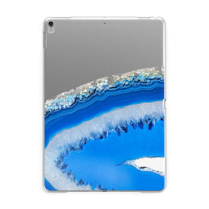 Agate Blue Apple iPad Silver Case
