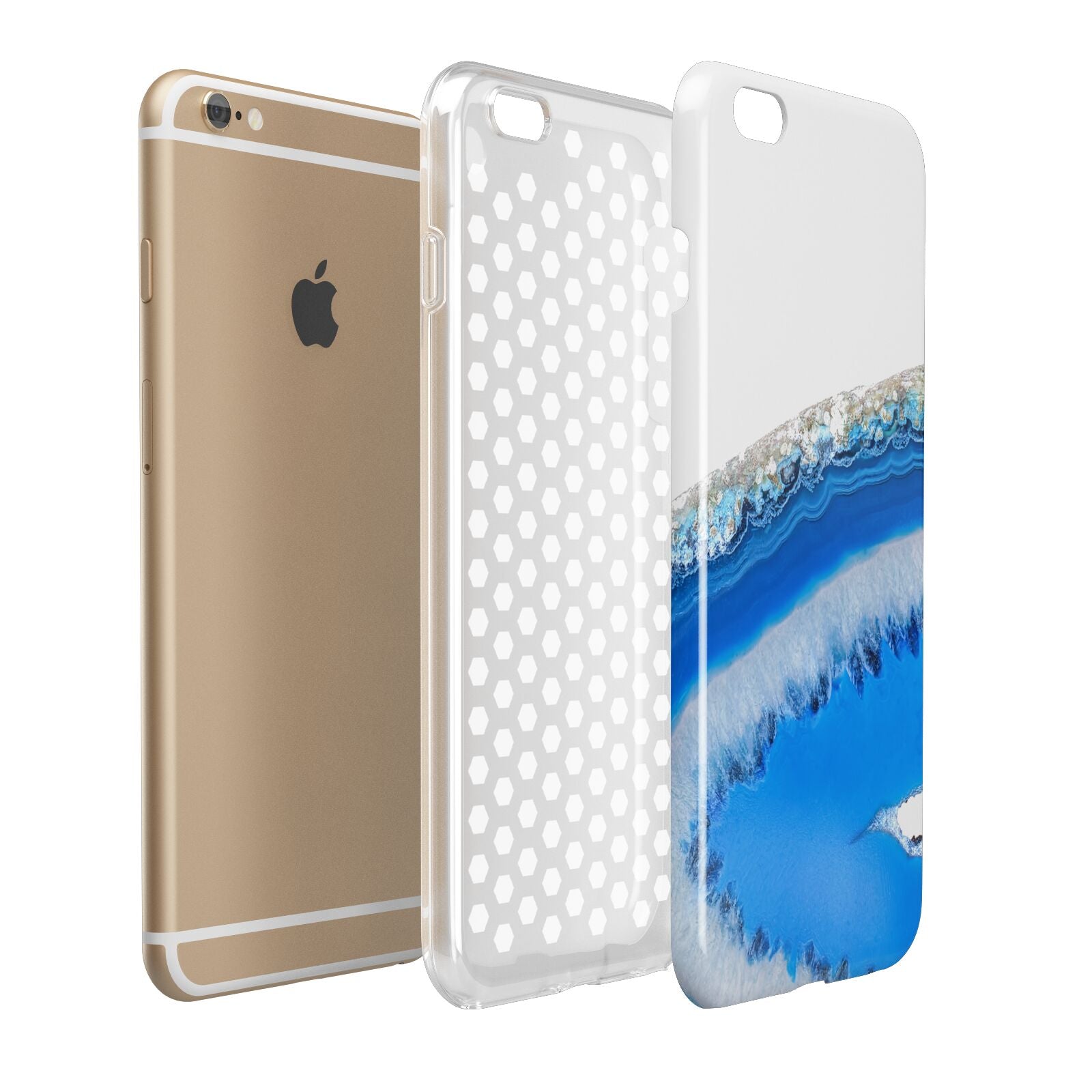 Agate Blue Apple iPhone 6 Plus 3D Tough Case Expand Detail Image