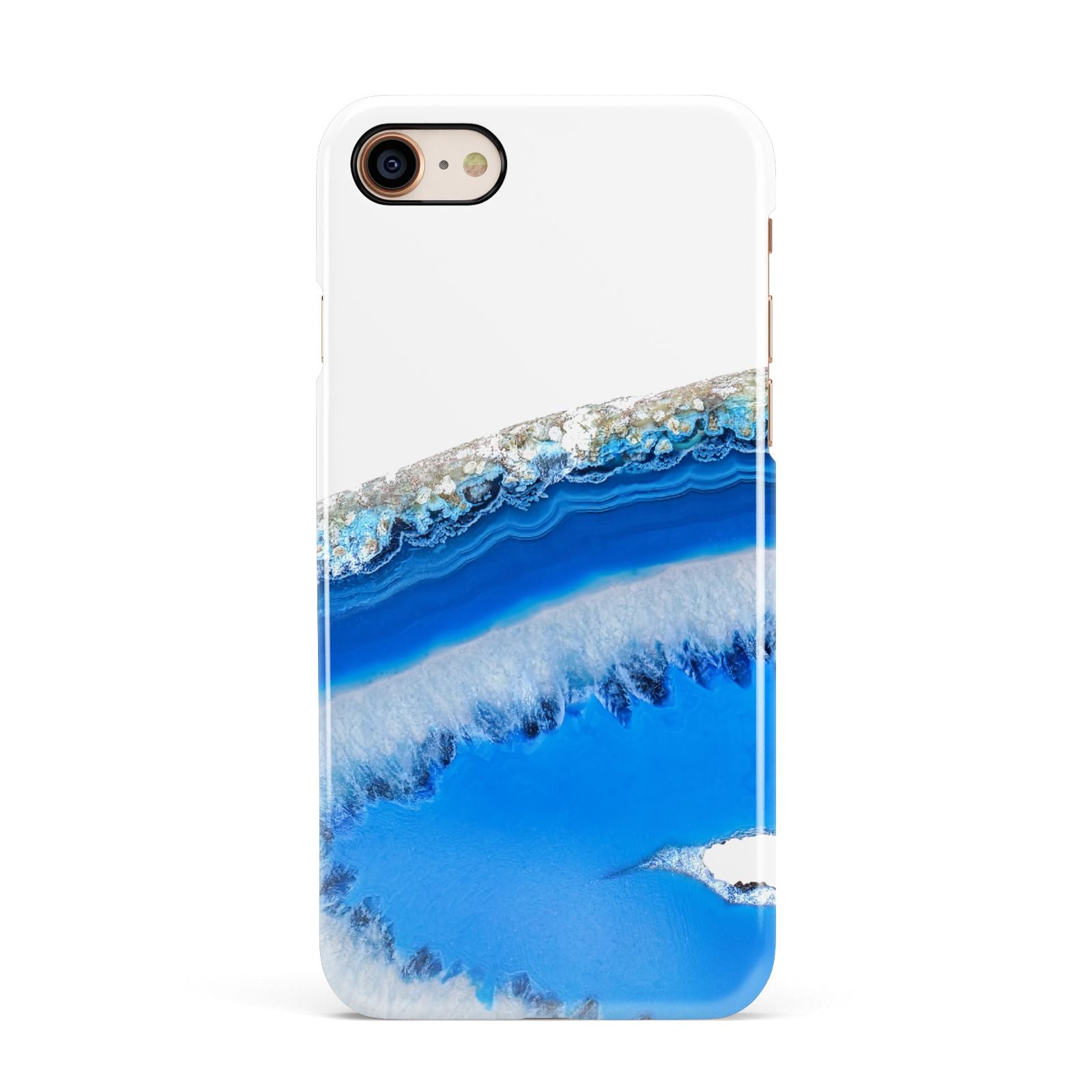Agate Blue Apple iPhone 7 8 3D Snap Case