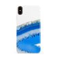 Agate Blue Apple iPhone Xs Max 3D Snap Case