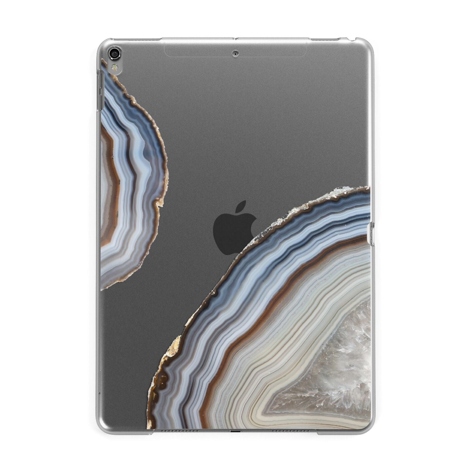 Agate Blue Grey Apple iPad Grey Case