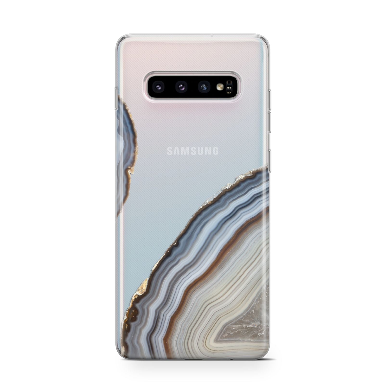 Agate Blue Grey Samsung Galaxy S10 Case
