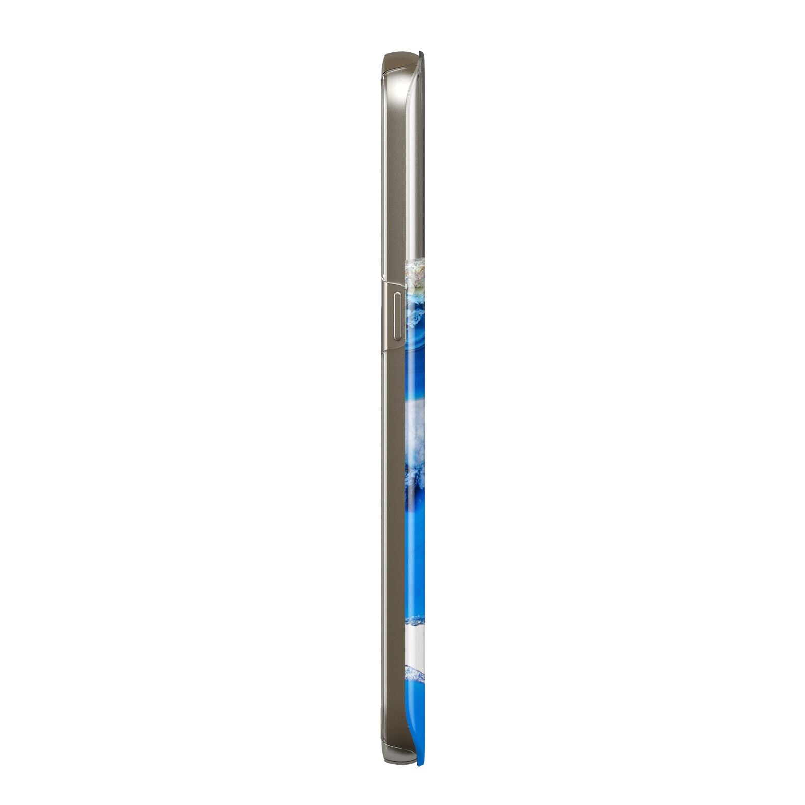 Agate Blue Protective Samsung Galaxy Case Side Angle