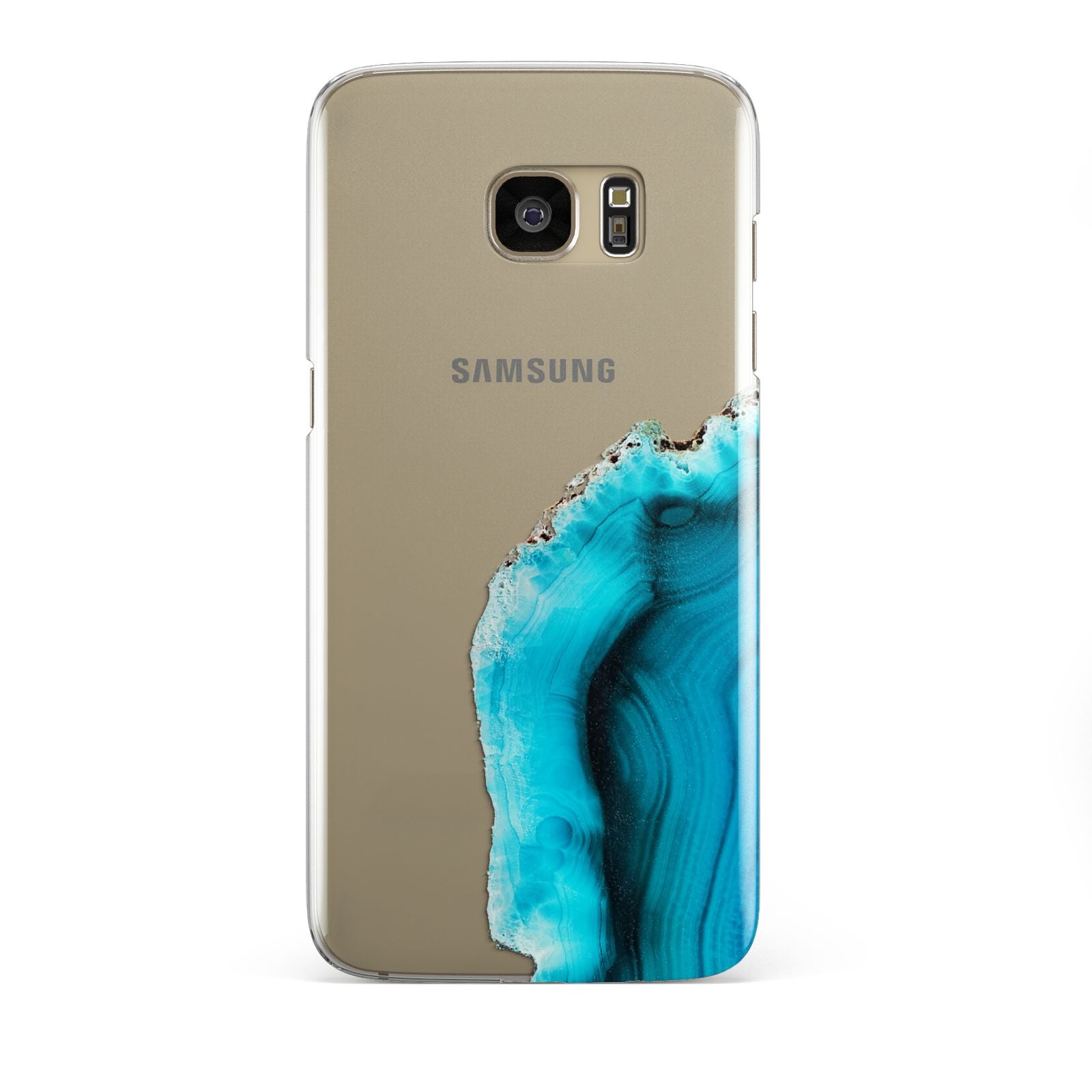 Agate Blue Turquoise Samsung Galaxy S7 Edge Case