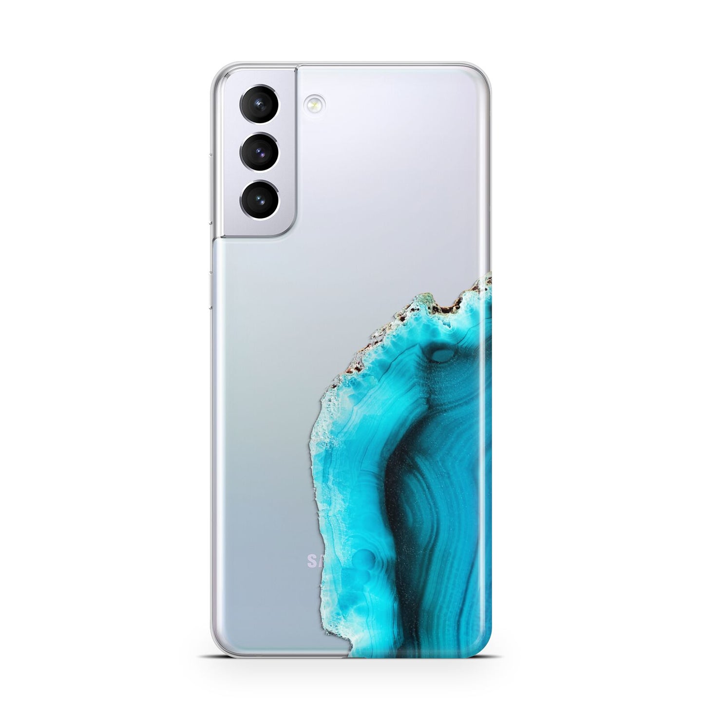 Agate Blue Turquoise Samsung S21 Plus Phone Case