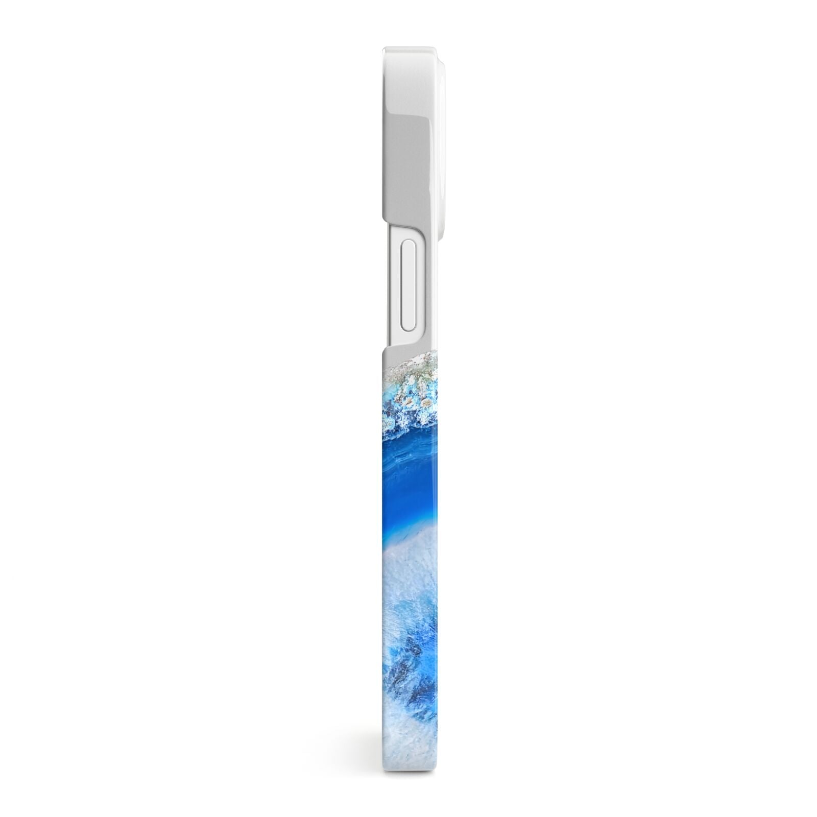 Agate Blue iPhone 13 Mini Side Image 3D Snap Case