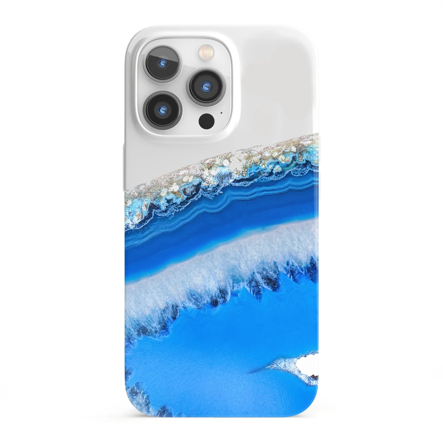 Agate Blue iPhone 13 Pro Full Wrap 3D Snap Case