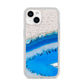 Agate Blue iPhone 14 Glitter Tough Case Starlight