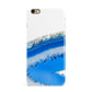 Agate Blue iPhone 6 Plus 3D Snap Case on Gold Phone