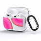 Agate Bright Pink AirPods Pro Clear Case Side Image