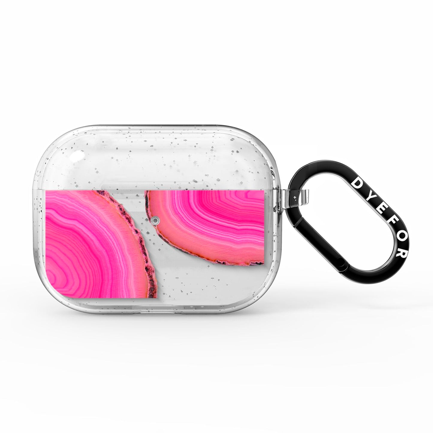 Agate Bright Pink AirPods Pro Glitter Case