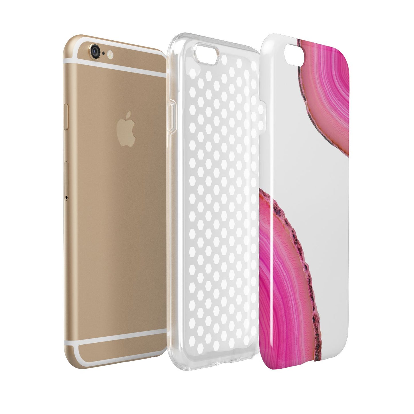 Agate Bright Pink Apple iPhone 6 3D Tough Case Expanded view
