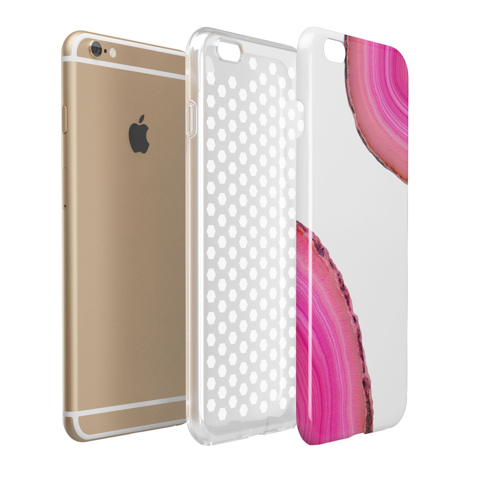 Agate Bright Pink Apple iPhone 6 Plus 3D Tough Case Expand Detail Image