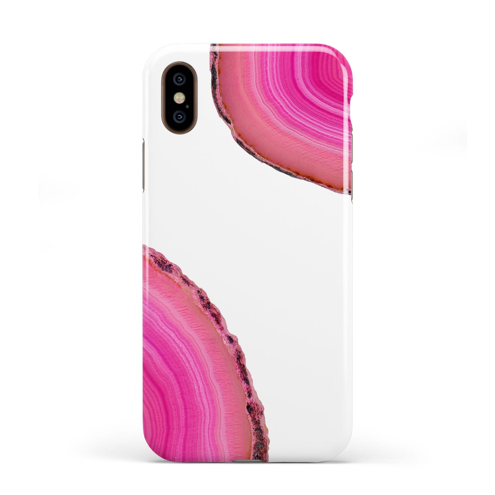 Agate Bright Pink Apple iPhone XS 3D Tough