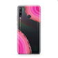 Agate Bright Pink Huawei P40 Lite E Phone Case